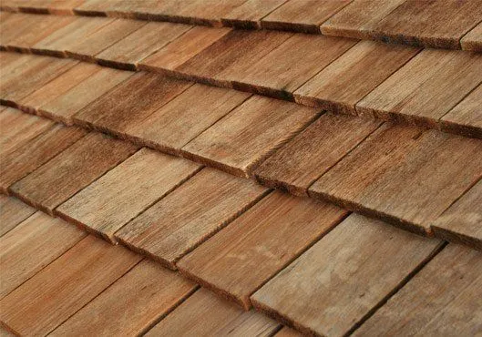 Wood roofing